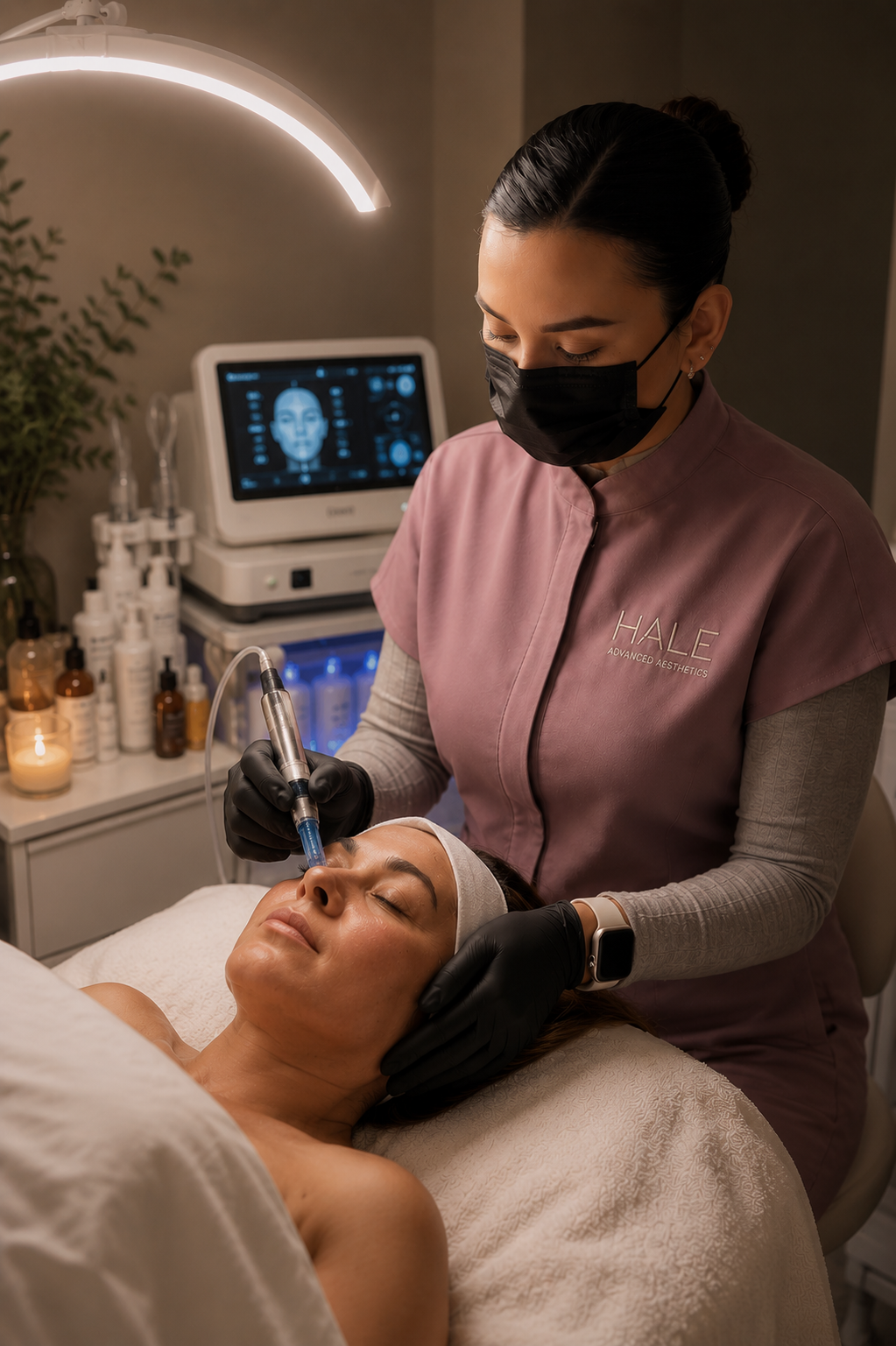HALE Advanced Aesthetics treatment session